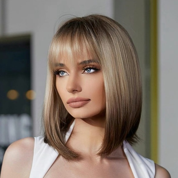 Ombre Bob Glamour Wig New - Picture 3 of 6